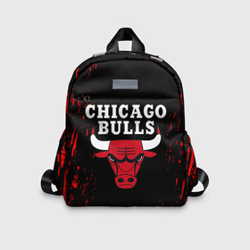 Детский рюкзак 3D с принтом CHICAGO BULLS | ЧИКАГО БУЛЛС в Санкт-Петербурге, 100% полиэстер | лямки с регулируемой длиной, сверху петелька, чтобы рюкзак можно было повесить на вешалку. Основное отделение закрывается на молнию, как и внешний карман. Внутри дополнительный карман. По бокам два дополнительных кармашка | bulls | chicago | chicago bulls | nba | red bulls | usa | америка | быки | нба | сша | чикаго буллс