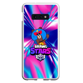 Чехол для Samsung S10E с принтом BRAWL STARSVIRUS в Санкт-Петербурге, Силикон | Область печати: задняя сторона чехла, без боковых панелей | 8 | 8 bit | bibi | brawl stars | brock | bull | crow | dinomike | el primo | leon | mobile game | mr.p | nita | poko | ricochet | stars | tara | бравл старс | ворон | леон | мобильные игры