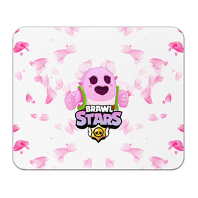 Коврик для мышки прямоугольный с принтом Sakura Spike Brawl Stars в Санкт-Петербурге, натуральный каучук | размер 230 х 185 мм; запечатка лицевой стороны | brawl | brawl stars | sakura spike | spike | бравл | бравл кактус | бравл старс | кактус | сакура спайк | спайк | спайк бравл старс