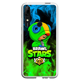 Чехол для Honor P Smart Z с принтом BRAWL STARS LEON в Санкт-Петербурге, Силикон | Область печати: задняя сторона чехла, без боковых панелей | bibi | brawl stars | coach mike | crow | gale | leon | leon shark | max | mecha crow | mortis | mr.p | phoenix | sally leon | sandy | spike | sprout | tara | unicorn | virus 8 bit | werewolf | ворон | оборотень