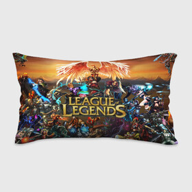 Подушка 3D антистресс с принтом League of Legends в Санкт-Петербурге, наволочка — 100% полиэстер, наполнитель — вспененный полистирол | состоит из подушки и наволочки на молнии | Тематика изображения на принте: art | dota | dota 2 | fan | game | hero | league | league of legends | legends | lol | moba | mobile legend | riot game | герои | детские | дота | женские | игра | моба | мужские