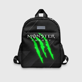 Детский рюкзак 3D с принтом MONSTER ENERGY (Z) в Санкт-Петербурге, 100% полиэстер | лямки с регулируемой длиной, сверху петелька, чтобы рюкзак можно было повесить на вешалку. Основное отделение закрывается на молнию, как и внешний карман. Внутри дополнительный карман. По бокам два дополнительных кармашка | black monster | bmx | claw | cybersport | energy | monster | monster energy | moto | motocross | race | sport | киберспорт | когти | монстер энерджи | монстр | мото | мотокросс | ралли | скейтбординг | спорт | то | энергия