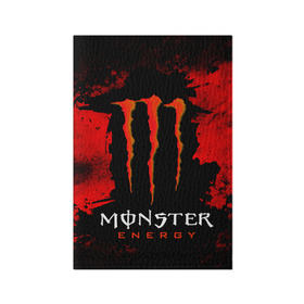 Обложка для паспорта матовая кожа с принтом MONSTER ENERGY (Z) в Санкт-Петербурге, натуральная матовая кожа | размер 19,3 х 13,7 см; прозрачные пластиковые крепления | black monster | bmx | claw | cybersport | energy | monster | monster energy | moto | motocross | race | sport | киберспорт | когти | монстер энерджи | монстр | мото | мотокросс | ралли | скейтбординг | спорт | энергия