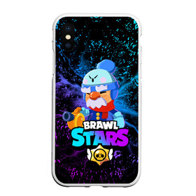 Чехол для iPhone XS Max матовый с принтом BRAWL STARS GALE в Санкт-Петербурге, Силикон | Область печати: задняя сторона чехла, без боковых панелей | 8 bit | brawl stars | crow | gale | leon | leon shark | max | mecha | mecha crow | mr.p | sally leon | shark | tara | virus 8 bit | werewolf leon | акула | берли | бравл старс | ворон | макс | оборотень