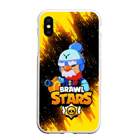 Чехол для iPhone XS Max матовый с принтом BRAWL STARS GALE в Санкт-Петербурге, Силикон | Область печати: задняя сторона чехла, без боковых панелей | 8 bit | brawl stars | crow | gale | leon | leon shark | max | mecha | mecha crow | mr.p | sally leon | shark | tara | virus 8 bit | werewolf leon | акула | берли | бравл старс | ворон | макс | оборотень