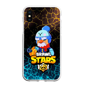 Чехол для iPhone XS Max матовый с принтом BRAWL STARS GALE в Санкт-Петербурге, Силикон | Область печати: задняя сторона чехла, без боковых панелей | 8 bit | brawl stars | crow | gale | leon | leon shark | max | mecha | mecha crow | mr.p | sally leon | shark | tara | virus 8 bit | werewolf leon | акула | берли | бравл старс | ворон | макс | оборотень