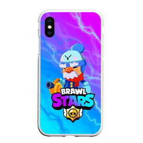 Чехол для iPhone XS Max матовый с принтом BRAWL STARS GALE в Санкт-Петербурге, Силикон | Область печати: задняя сторона чехла, без боковых панелей | 8 bit | brawl stars | crow | gale | leon | leon shark | max | mecha | mecha crow | mr.p | sally leon | shark | tara | virus 8 bit | werewolf leon | акула | берли | бравл старс | ворон | макс | оборотень