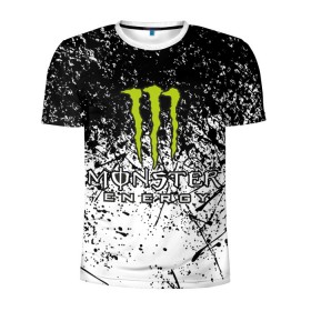 Мужская футболка 3D спортивная с принтом MONSTER ENERGY (Z) в Санкт-Петербурге, 100% полиэстер с улучшенными характеристиками | приталенный силуэт, круглая горловина, широкие плечи, сужается к линии бедра | Тематика изображения на принте: black monster | bmx | claw | cybersport | energy | monster | monster energy | moto | motocross | race | sport | киберспорт | когти | монстер энерджи | монстр | мото | мотокросс | ралли | скейтбординг | спорт | то | энергия