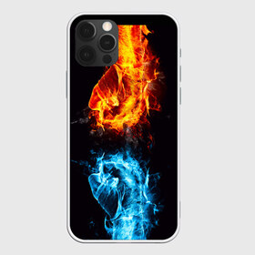 Чехол для iPhone 12 Pro Max с принтом Огонь и Вода (противостояние) в Санкт-Петербурге, Силикон |  | Тематика изображения на принте: dark | битва | битваогней | бокс | борьба | брызги | вода | волна | дракон | иньянь | искры | крутой | лед | мужчинам | неоновый | огненный | огонь | пламенный | пламя | притяжение | против