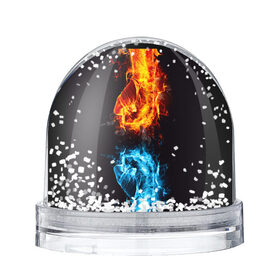 Снежный шар с принтом Огонь и Вода (противостояние) в Санкт-Петербурге, Пластик | Изображение внутри шара печатается на глянцевой фотобумаге с двух сторон | dark | битва | битваогней | бокс | борьба | брызги | вода | волна | дракон | иньянь | искры | крутой | лед | мужчинам | неоновый | огненный | огонь | пламенный | пламя | притяжение | против