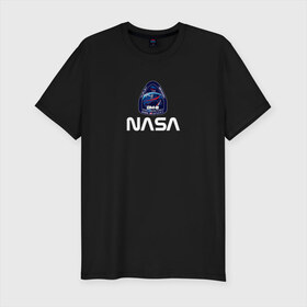 Мужская футболка хлопок Slim с принтом Crew Dragon NASA в Санкт-Петербурге, 92% хлопок, 8% лайкра | приталенный силуэт, круглый вырез ворота, длина до линии бедра, короткий рукав | behnken | crew | dm 2 | dragon | f9 | falcon | hurley | logo | nasa | space | spacex | астронавты | бенкен | илон | космос | лого | логотип | маск | наса | ракета