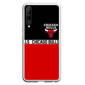 Чехол для Honor P30 с принтом CHICAGO BULLS в Санкт-Петербурге, Силикон | Область печати: задняя сторона чехла, без боковых панелей | 23 | bulls | chicago bulls | jordan | logo | michael jordan | nba | paris saint germain | psg | red | sport | быки | джордан | лого | майкл джордан | псж | спорт | чикаго буллс