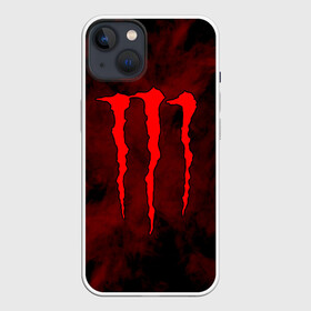Чехол для iPhone 13 с принтом MONSTER ENERGY в Санкт-Петербурге,  |  | black monster | bmx | claw | cybersport | energy | monster | monster energy | moto | motocross | race | sport | киберспорт | когти | монстер энерджи | монстр | мото | мотокросс | ралли | скейтбординг | спорт | энергия