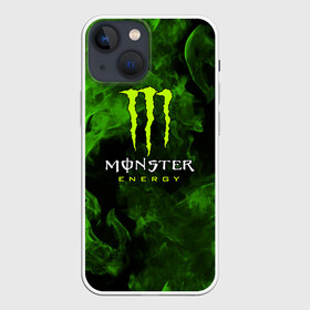 Чехол для iPhone 13 mini с принтом MONSTER ENERGY в Санкт-Петербурге,  |  | black monster | bmx | claw | cybersport | energy | monster | monster energy | moto | motocross | race | sport | киберспорт | когти | монстер энерджи | монстр | мото | мотокросс | ралли | скейтбординг | спорт | энергия