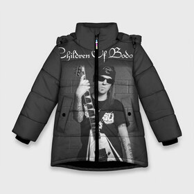 Зимняя куртка для девочек 3D с принтом Children of Bodom 37 в Санкт-Петербурге, ткань верха — 100% полиэстер; подклад — 100% полиэстер, утеплитель — 100% полиэстер. | длина ниже бедра, удлиненная спинка, воротник стойка и отстегивающийся капюшон. Есть боковые карманы с листочкой на кнопках, утяжки по низу изделия и внутренний карман на молнии. 

Предусмотрены светоотражающий принт на спинке, радужный светоотражающий элемент на пуллере молнии и на резинке для утяжки. | alexi | children of badom | children of bodom | cob | laiho | metal | алекси лайхо | метал | чилдрен оф бадом | чилдрен оф бодом