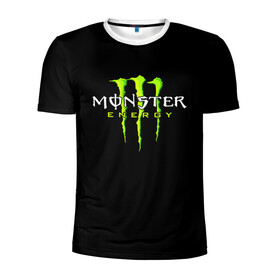 Мужская футболка 3D спортивная с принтом MONSTER ENERGY в Санкт-Петербурге, 100% полиэстер с улучшенными характеристиками | приталенный силуэт, круглая горловина, широкие плечи, сужается к линии бедра | Тематика изображения на принте: black monster | bmx | claw | cybersport | energy | monster | monster energy | moto | motocross | race | sport | киберспорт | когти | монстер энерджи | монстр | мото | мотокросс | ралли | скейтбординг | спорт | энергия