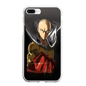 Чехол для iPhone 7Plus/8 Plus матовый с принтом One Punch Man в Санкт-Петербурге, Силикон | Область печати: задняя сторона чехла, без боковых панелей | one punch man | saitama | ванпанчмен | герои | люди | персонажи | сайтама