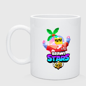 Кружка керамическая с принтом BRAWL STARS TROPICAL SPROUT. в Санкт-Петербурге, керамика | объем — 330 мл, диаметр — 80 мм. Принт наносится на бока кружки, можно сделать два разных изображения | brawl stars | crow | gale | leon | leon shark | max | mr.p | sally leon | shark | sprout | tara | tropical sprout | virus 8 bit | werewolf leon | акула | берли | бравл старс | ворон | макс | оборотень