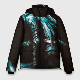 Мужская зимняя куртка 3D с принтом Dark Souls 3 Artorias art в Санкт-Петербурге, верх — 100% полиэстер; подкладка — 100% полиэстер; утеплитель — 100% полиэстер | длина ниже бедра, свободный силуэт Оверсайз. Есть воротник-стойка, отстегивающийся капюшон и ветрозащитная планка. 

Боковые карманы с листочкой на кнопках и внутренний карман на молнии. | Тематика изображения на принте: art | artorias | dark | fantasy | games | souls | арт | души | игра | темные | фантастика