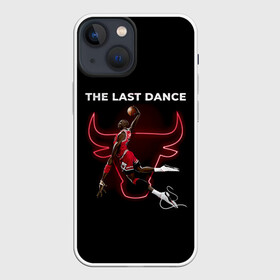 Чехол для iPhone 13 mini с принтом ПОСЛЕДНИЙ ТАНЕЦ в Санкт-Петербурге,  |  | 23 | bulls | chicago bulls | jordan | logo | michael jordan | nba | paris saint germain | psg | red | sport | the last dance | быки | джордан | лого | майкл джордан | последний танец | псж | спорт | чикаго буллс