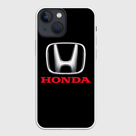 Чехол для iPhone 13 mini с принтом HONDA в Санкт-Петербурге,  |  | acura | auto | cr z | honda | honda power | japan | japanese | nsx | sport | авто | автомобиль | автомобильные | акура | бренд | марка | машины | спорт | хонда | япония