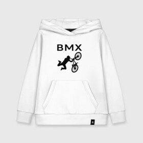 Детская толстовка хлопок с принтом Велоспорт BMX (Z) в Санкт-Петербурге, 100% хлопок | Круглый горловой вырез, эластичные манжеты, пояс, капюшен | bicycle | bicyclist | bike | biker | bmx | cycle | rider | байкер | бмх | вело | велогонщик | велосепедист | велосипед | гонщик