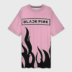 Платье-футболка 3D с принтом BlackPink в Санкт-Петербурге,  |  | Тематика изображения на принте: blackpink | ddu du ddu du | jennie | jisoo | k pop | lisa | rose | блекпинк | дду ду дду ду | дженни | джису | лисы | розэ