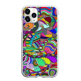 Чехол для iPhone 11 Pro Max матовый с принтом Дудлы узор разноцветный хиппи в Санкт-Петербурге, Силикон |  | dudly | абстракция | геометрия | дудлинг | дудлы | линия | разноцветный | рисунок | точка | узор | хиппи | цвета | ярко