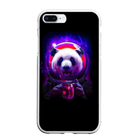 Чехол для iPhone 7Plus/8 Plus матовый с принтом Панда-космонавт в Санкт-Петербурге, Силикон | Область печати: задняя сторона чехла, без боковых панелей | Тематика изображения на принте: panda | абстракция | арт | галактика | животное | животные | зверь | картинка | космос | неон | панда | рисунок