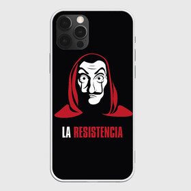 Чехол для iPhone 12 Pro с принтом БУМАЖНЫЙ ДОМ / LA CASA DE PAPEL в Санкт-Петербурге, силикон | область печати: задняя сторона чехла, без боковых панелей | la casa de papel | netflix | банда | бумажный дом | дф сфыф ву зфзуд | испанский | криминал | ла каса де папель | мафия | надпись | профессор | сопротивление