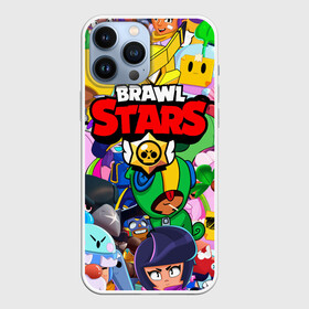 Чехол для iPhone 13 Pro Max с принтом BRAWL STARS ВСЕ БРАВЛЕРЫ в Санкт-Петербурге,  |  | Тематика изображения на принте: bibi | brawl stars | coach mike | crow | gale | leon | leon shark | max | mecha crow | mortis | mr.p | nani | phoenix | sally leon | sandy | spike | sprout | tara | virus 8 bit | werewolf | ворон | оборотень