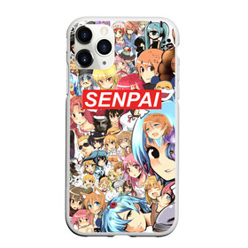 Чехол для iPhone 11 Pro Max матовый с принтом SENPAI в Санкт-Петербурге, Силикон |  | ahegao | anime | kawai | kowai | oppai | otaku | senpai | sugoi | waifu | yandere | аниме | ахегао | ковай | культура | отаку | семпай | сенпай | тренд | яндере