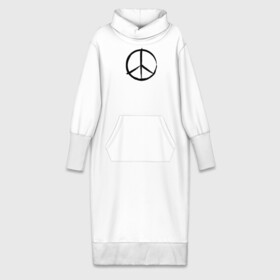 Платье удлиненное хлопок с принтом Pacific в Санкт-Петербурге,  |  | pacific | без оружия | мир | рок | свобода