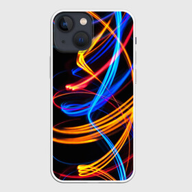 Чехол для iPhone 13 mini с принтом НЕОНОВЫЙ ДЫМ в Санкт-Петербурге,  |  | abstract | abstraction | color | fractal | geometry | paitnt | polygon | polygonal | psy | абстракция | геометрия | краски | неоновые | полигоны | психоделика | фрактал