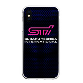 Чехол для iPhone XS Max матовый с принтом SUBARU STI (Z) в Санкт-Петербурге, Силикон | Область печати: задняя сторона чехла, без боковых панелей | Тематика изображения на принте: 2020 | auto | forester | impreza | outback | sport | sti | subaru | tribeca | wrx | авто | автомобиль | автомобильные | аутбек | бренд | врх | импреза | марка | машины | оутбек | спорт | сти | субару | трибека | форестер