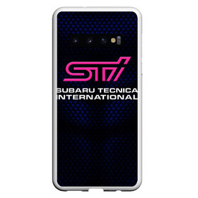 Чехол для Samsung Galaxy S10 с принтом SUBARU STI (Z) в Санкт-Петербурге, Силикон | Область печати: задняя сторона чехла, без боковых панелей | 2020 | auto | forester | impreza | outback | sport | sti | subaru | tribeca | wrx | авто | автомобиль | автомобильные | аутбек | бренд | врх | импреза | марка | машины | оутбек | спорт | сти | субару | трибека | форестер