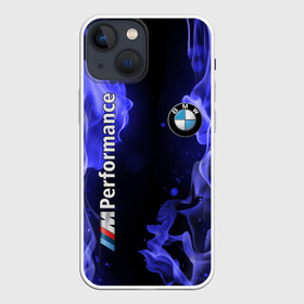 Чехол для iPhone 13 mini с принтом BMW в Санкт-Петербурге,  |  | bmw | авто | автомобиль | бмв | логотип | марка | машина | надпись | огонь | текстура