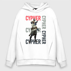 Мужское худи Oversize хлопок с принтом CYPHER VALORANT в Санкт-Петербурге, френч-терри — 70% хлопок, 30% полиэстер. Мягкий теплый начес внутри —100% хлопок | боковые карманы, эластичные манжеты и нижняя кромка, капюшон на магнитной кнопке | 29 | art | couldn t start | counter strike | cs | cs:go | game | games | gaming | global offensive | go | riot | root | t | vanguard | збт | сайфер