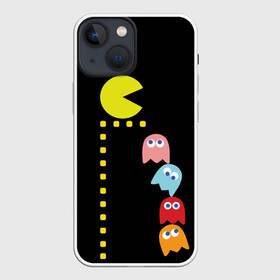 Чехол для iPhone 13 mini с принтом Pac man в Санкт-Петербурге,  |  | old school | retro game | video game | видео игры | ретро игры