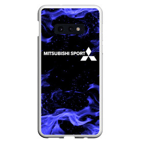 Чехол для Samsung S10E с принтом MITSUBISHI в Санкт-Петербурге, Силикон | Область печати: задняя сторона чехла, без боковых панелей | mitsubishi | авто | автомобиль | лого | логотип | митсубиси | митсубиши | огонь | текстура