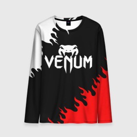 Мужской лонгслив 3D с принтом VENUM SPORT в Санкт-Петербурге, 100% полиэстер | длинные рукава, круглый вырез горловины, полуприлегающий силуэт | Тематика изображения на принте: mma | snake | sports | ufc | venum | venum mma | бокс | борьба | бренд | венум | единоборства | змея | мма | спорт | юфс