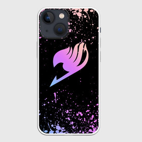 Чехол для iPhone 13 mini с принтом Helmet Fairy tail purple dots в Санкт-Петербурге,  |  | fairy tail | аниме | дружба | кино | любовь | магия | манга хиро масимы | мультфильм | сёнэн | сериалы | сказка | фейри тейл | фэнтези | хвост | хвост феи