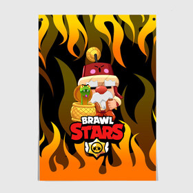 Постер с принтом BRAWL STARS GALE в Санкт-Петербурге, 100% бумага
 | бумага, плотность 150 мг. Матовая, но за счет высокого коэффициента гладкости имеет небольшой блеск и дает на свету блики, но в отличии от глянцевой бумаги не покрыта лаком | bibi | brawl stars | bright | coach mike | crow | fire | gale | heat | leon | leon shark | light | max | mecha crow | mortis | mr.p | nani | phoenix | sally leon | sandy | spike | sprout | tara | virus 8 bit | werewolf | wildfire |