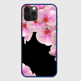 Чехол для iPhone 12 Pro с принтом Орхидеи в ночи в Санкт-Петербурге, силикон | область печати: задняя сторона чехла, без боковых панелей | азия | бабочки | бутоны | ветки | девушкам | джунгли | женщинам | лепестки | летний | лето | листья | любовь | март | орхидеи | орхидея | подарок | природа | растения | розовыецветы | сад | тропика