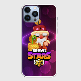 Чехол для iPhone 13 Pro Max с принтом BRAWL STARS GALE в Санкт-Петербурге,  |  | Тематика изображения на принте: bibi | brawl stars | coach mike | crow | gale | leon | leon shark | max | mecha crow | mortis | mr.p | nani | phoenix | sally leon | sandy | spike | sprout | tara | virus 8 bit | werewolf | ворон | оборотень