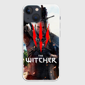 Чехол для iPhone 13 mini с принтом The Witcher. в Санкт-Петербурге,  |  | netflix | the witcher | американский сериал | ве витчер | ведьмак | геральт | игра | кино | нетфликс | популярные иллюстрации | сериал | сериалы | фильмы | фэнтези