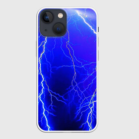 Чехол для iPhone 13 mini с принтом ELECTRIX DIGITAL в Санкт-Петербурге,  |  | color | colour | electricity | glim | glow | light | lights | neon | power | shine | молния | напряжение | неоновый | разряд | стихия | ток | удар | электричество