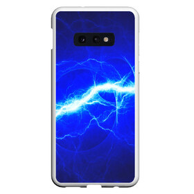 Чехол для Samsung S10E с принтом ELECTRIX в Санкт-Петербурге, Силикон | Область печати: задняя сторона чехла, без боковых панелей | Тематика изображения на принте: color | colour | electricity | glim | glow | light | lights | neon | power | shine | молния | напряжение | неоновый | разряд | стихия | ток | удар | электричество