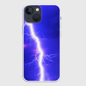 Чехол для iPhone 13 mini с принтом NEON ELECTRIX в Санкт-Петербурге,  |  | color | colour | electricity | glim | glow | light | lights | neon | power | shine | молния | напряжение | неоновый | разряд | стихия | ток | удар | электричество