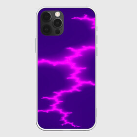 Чехол для iPhone 12 Pro Max с принтом electricity в Санкт-Петербурге, Силикон |  | color | colour | electricity | glim | glow | light | lights | neon | power | shine | молния | напряжение | неоновый | разряд | стихия | ток | удар | электричество